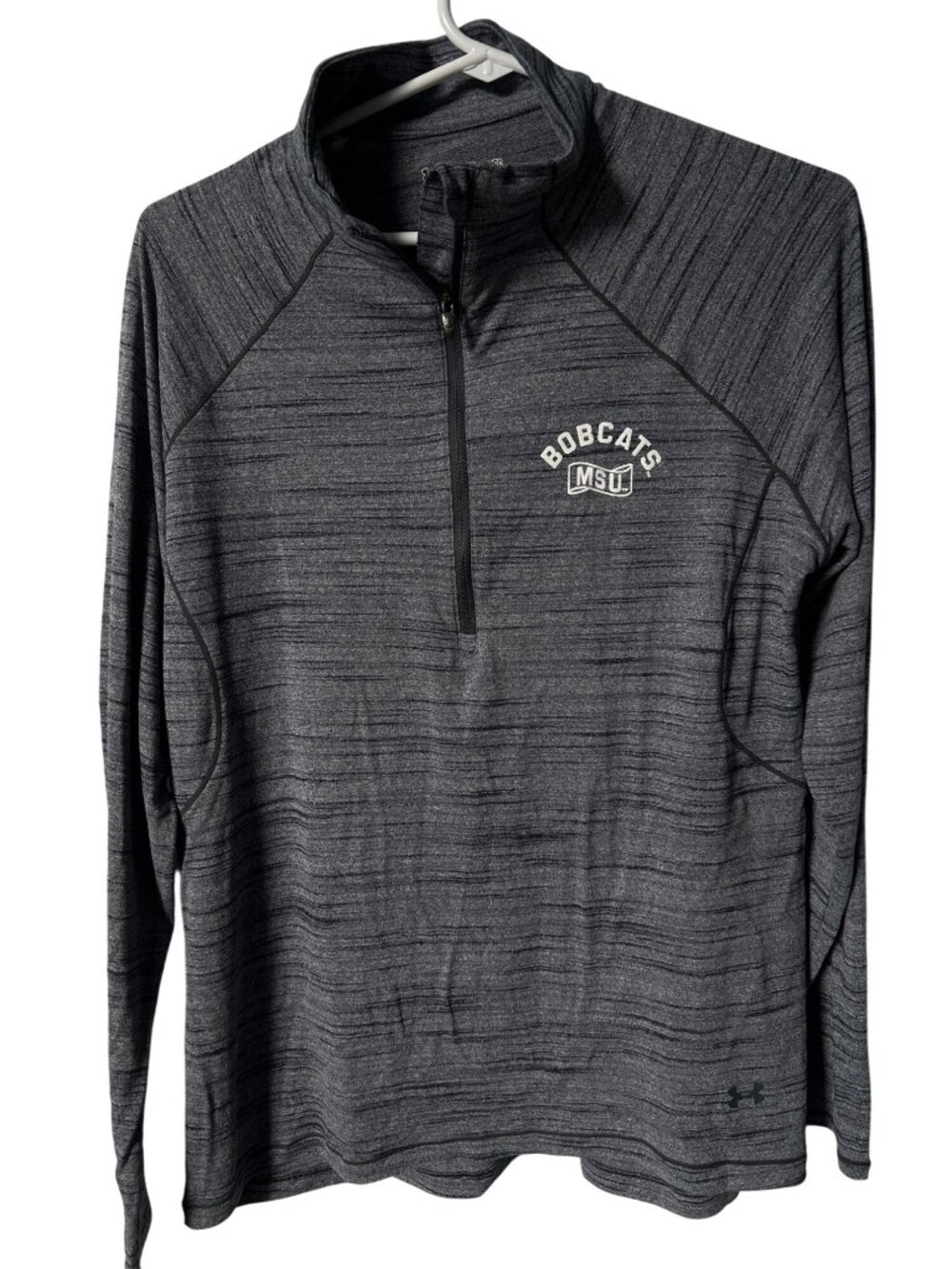 Under Armour Pullover XL MSU Bobcats Half Zip Gray Outdoor Athleisure Collegiate